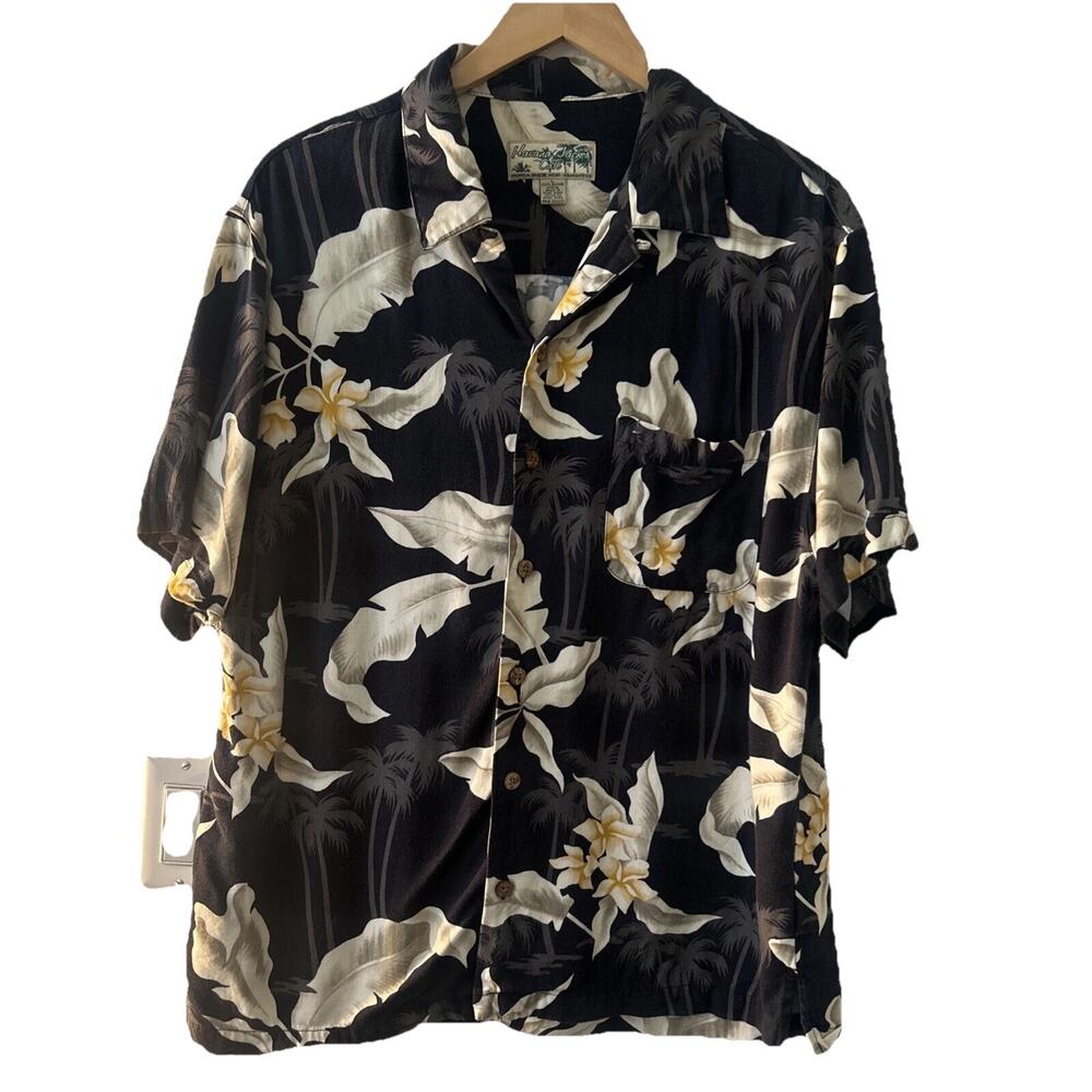 Havana Jack Cafe Men's Hawaiian Shirt - Size Large